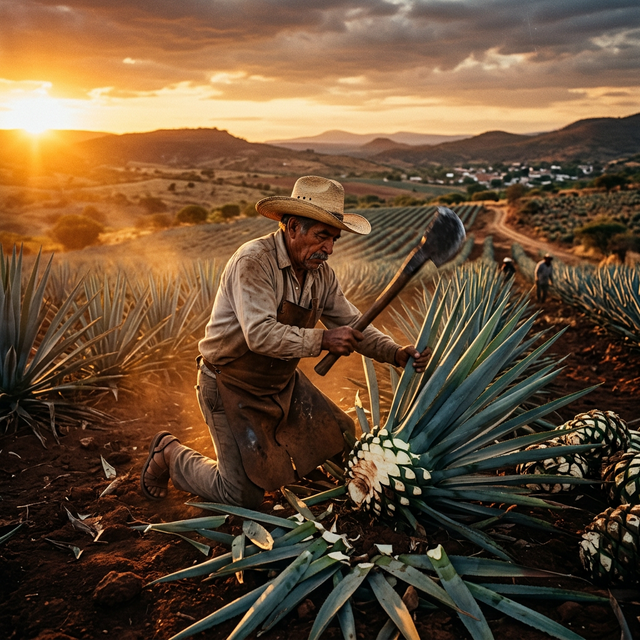 Agave harvest in Los Altos, Jalisco